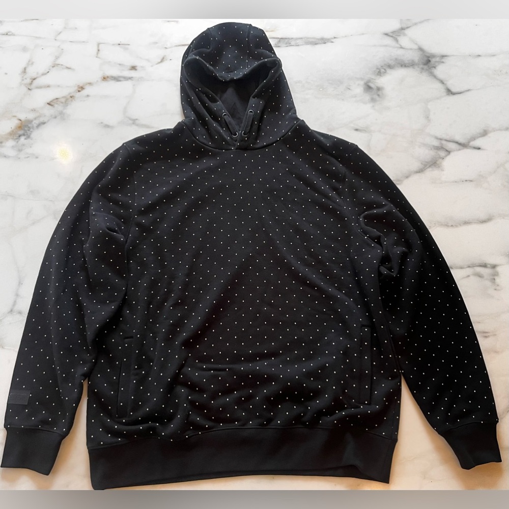 Mercedes AMG Petronas Hoodie XL Men Black Polka Dot F1 Team